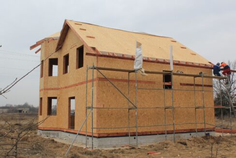 Строительство сип дома - делаем крышу - фото 015