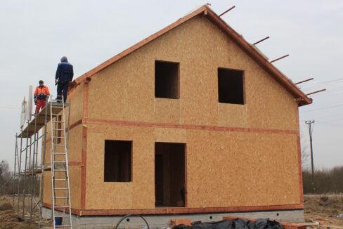 Строительство сип дома - делаем крышу - фото 016