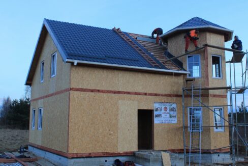 Строительство сип дома - делаем крышу - фото 022